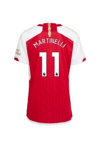 Arsenal Gabriel Martinelli #11 Jalkapallovaatteet Naisten Kotipaita 2023-24 Lyhythihainen